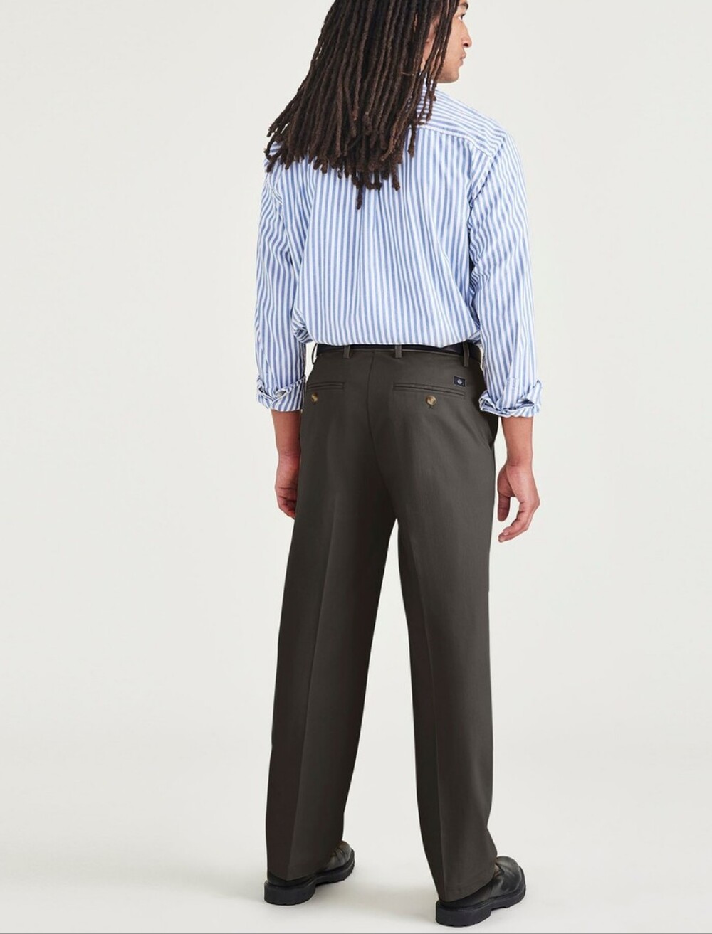 Dockers Men's Dark Grey Dress Pants -AA